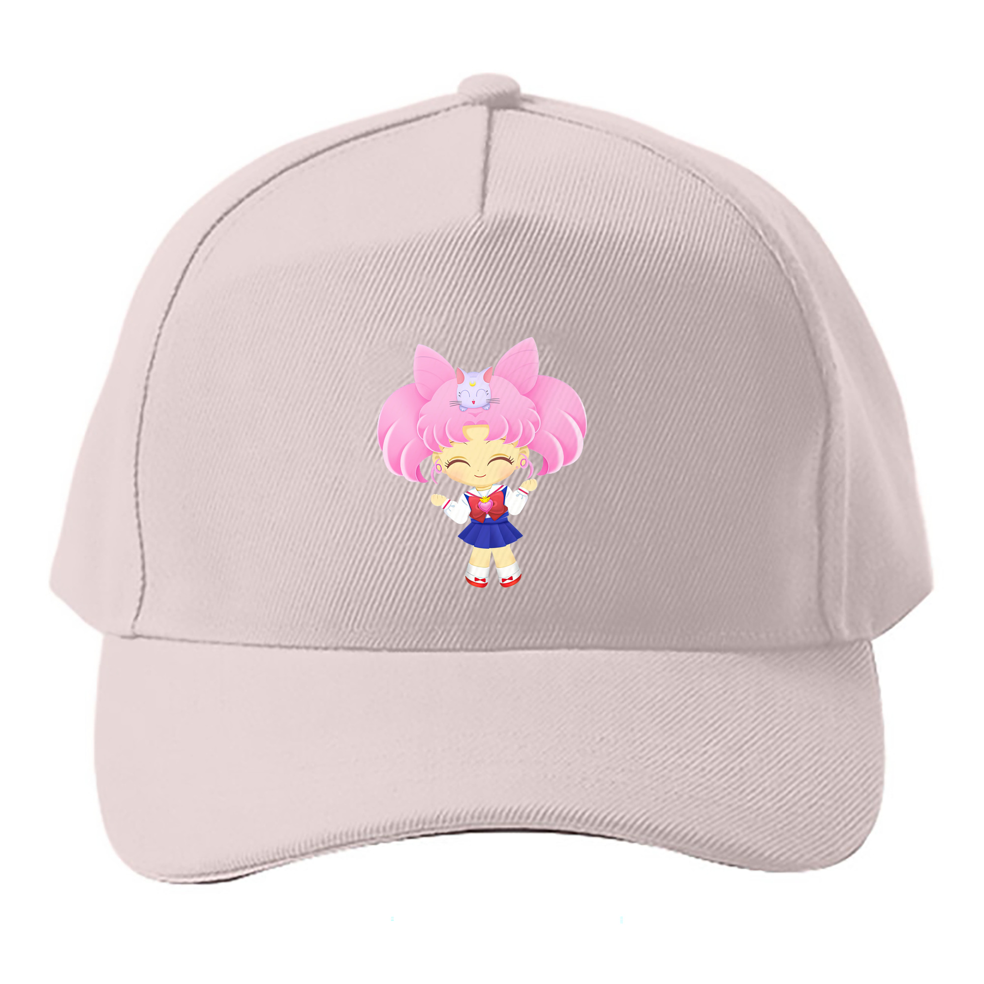 （画像用） 美少女戦士セーラームーン ちびうさ Sailor Moon Chibiusa Tsukino Usagi Small Lady Serenity ベースボールキャップ 綿100％ 男女兼用 帽子 スポーツ